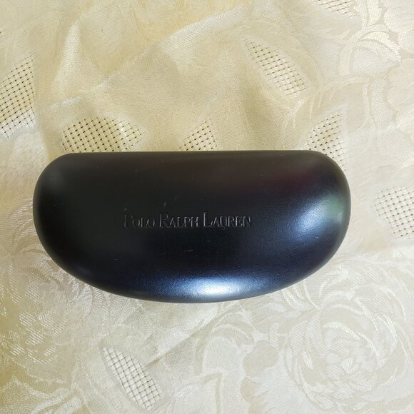 POLO RALPH LAUREN Eyeglass Case Black Velvet lined - Picture 3 of 9
